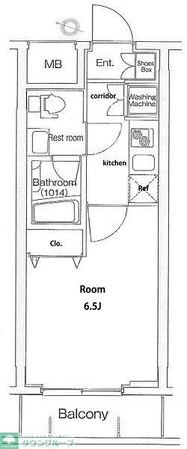 プレミアムキューブ東十条アリアの物件間取画像
